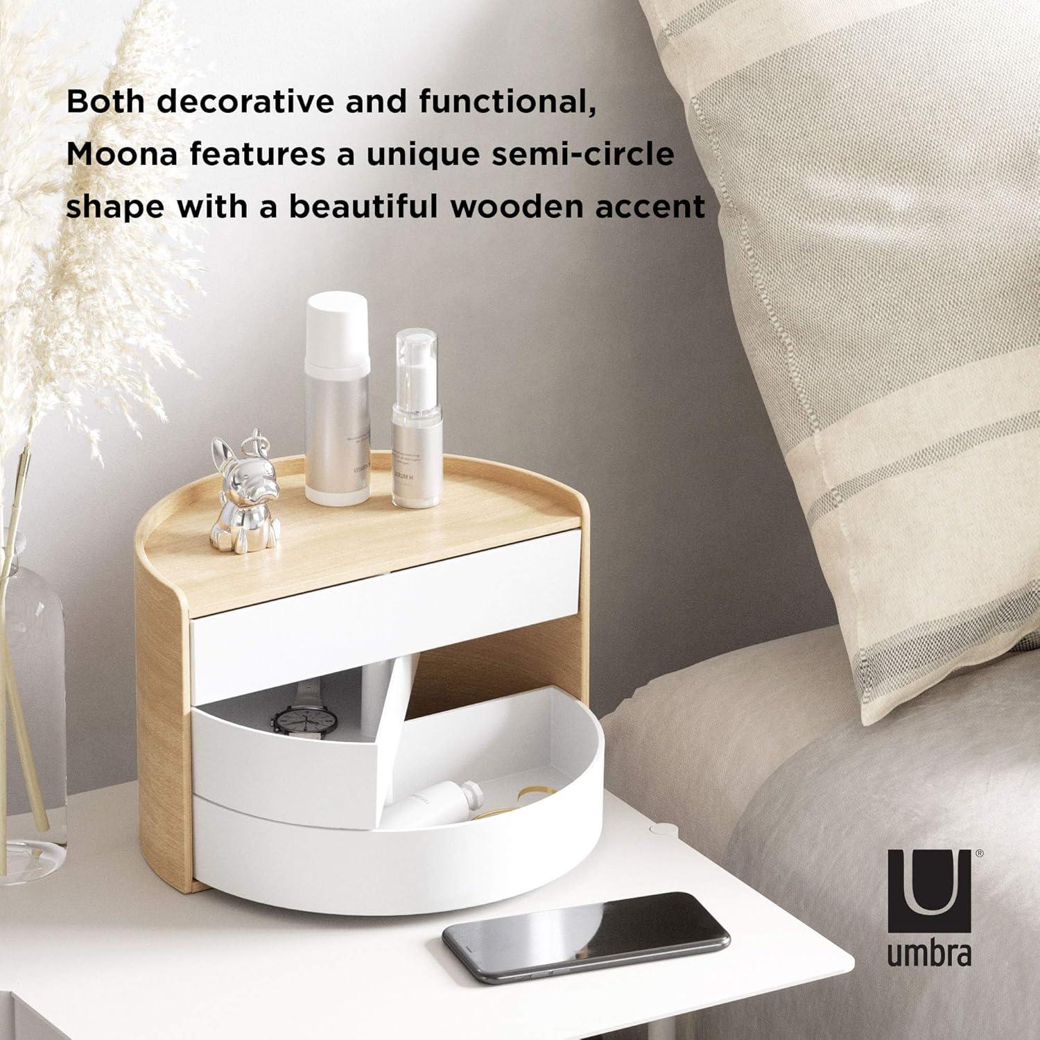 image:imageUmbra Moona Storage Box WhiteNaturalWhiteNatural