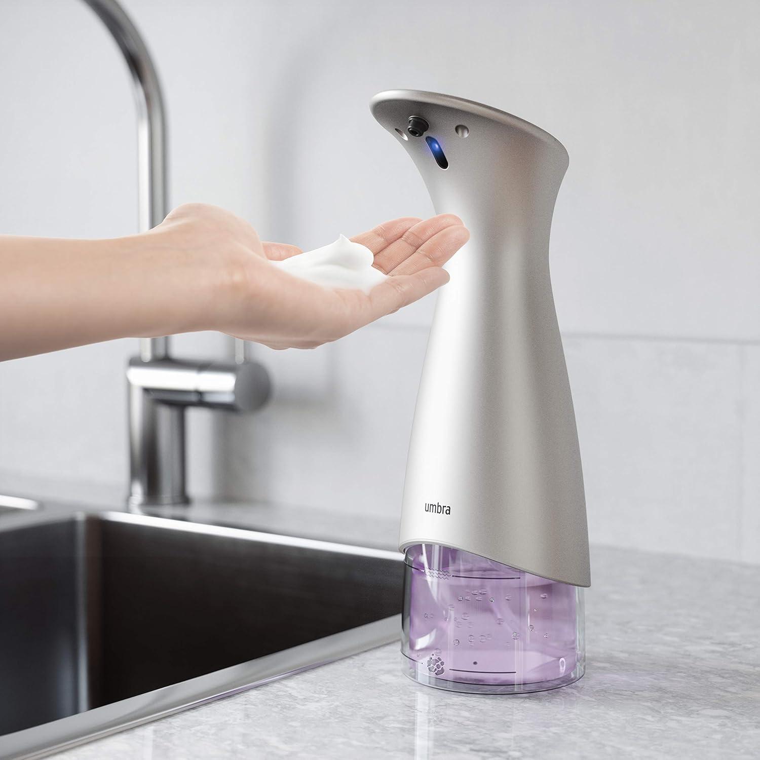 image:imageUmbra Otto Automatic Soap Dispenser Touchless Hands Free Pump for Kitchen or Bathroom 85 oz BlackNickel