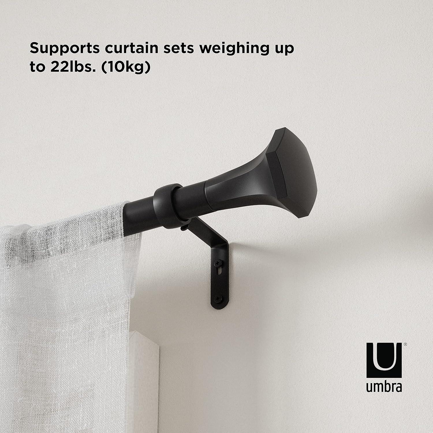 image:imageUmbra Sita Adjustable Curtain Rod 36 to 72 Inches72144 inch
