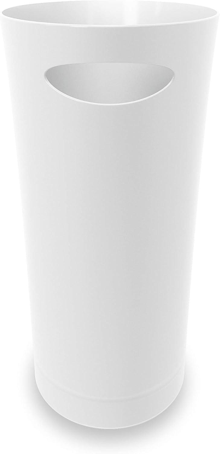 image:imageUmbra Skinny Sleek amp Stylish Bathroom Trash Can Small Garbage Can Wastebasket for Narrow Spaces at Home or Office 2 Gallon Capacity BronzeMetallicwhite