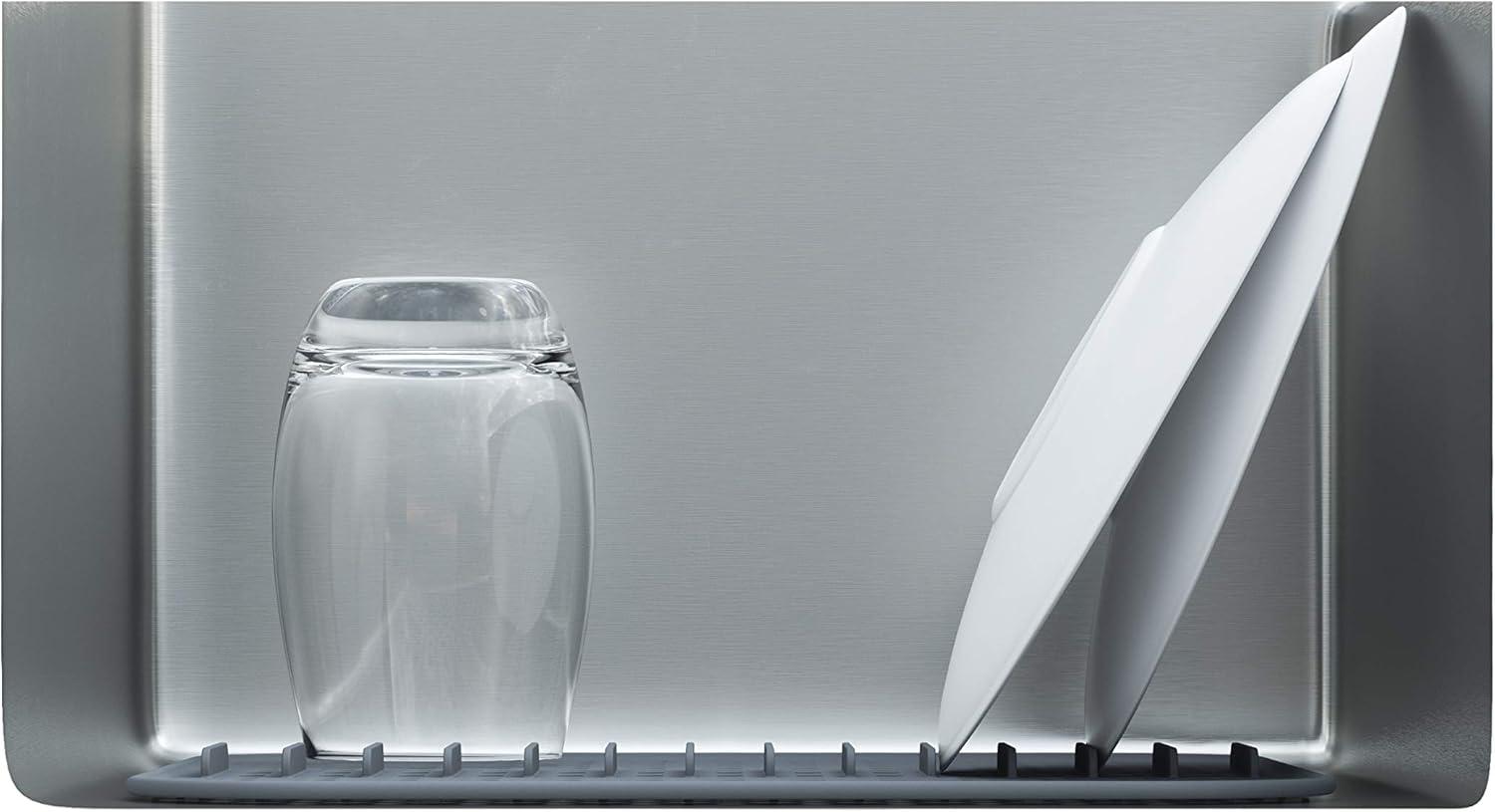 image:imageUmbra Sling Flexible Sponge Holder for Kitchen Sink Large Mat CharcoalCharcoal
