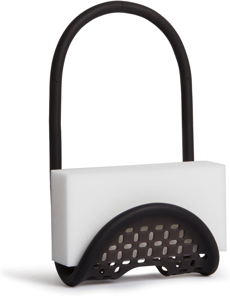 image:imageUmbra Sling Kitchen Sink Caddy Sponge Holder Hangs Over Faucet or Divider Single BlackBlack