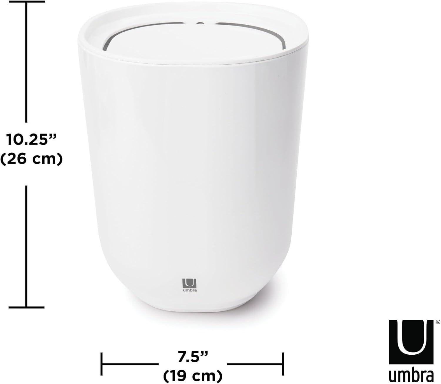 image:imageUmbra Step Dish for BathroomContemporary Practical Molded Oval Soap Bar Holder for Bath SinkNicely Fits Into Amenity TrayEasy to Clean Highly Durable WhiteWaste Can