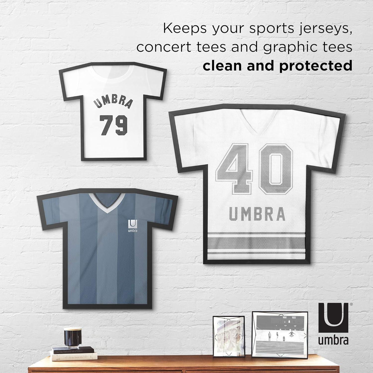 image:imageUmbra TFrame Unique TShirt Display Case to Showcase Adult Sized TShirts Small to Large BlackMedium
