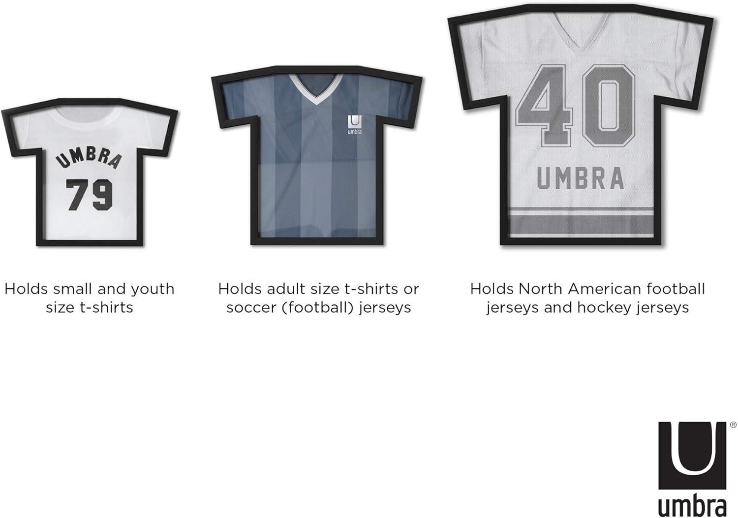 image:imageUmbra TFrame Unique TShirt Display Case to Showcase Adult Sized TShirts Small to Large BlackSmall