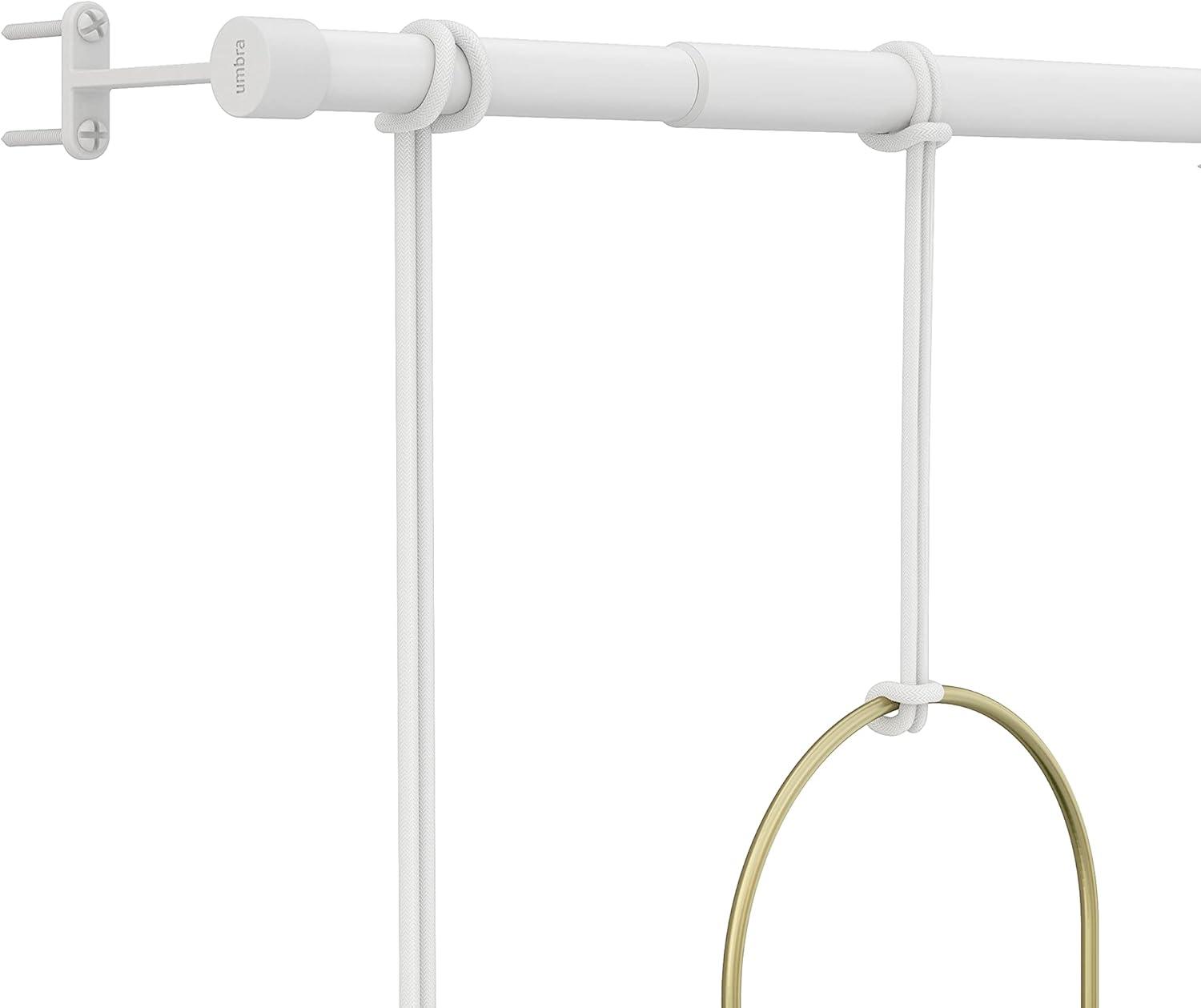 image:imageUmbra Triflora Hanging Planter for Window Indoor Herb Garden Set of 3 WhiteBrassWhiteBrass