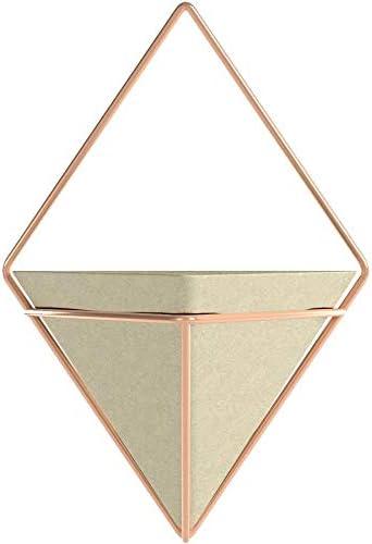 image:imageUmbra Trigg Hanging Planter Vase Wall Decor Pot and Container for Succulents Cactus Faux Plants and More Large GreyCopperGreyCopper