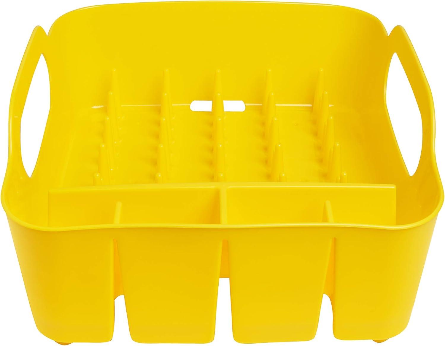image:imageUmbra Tub Dish Rack Charcoal 330590149Canary Yellow
