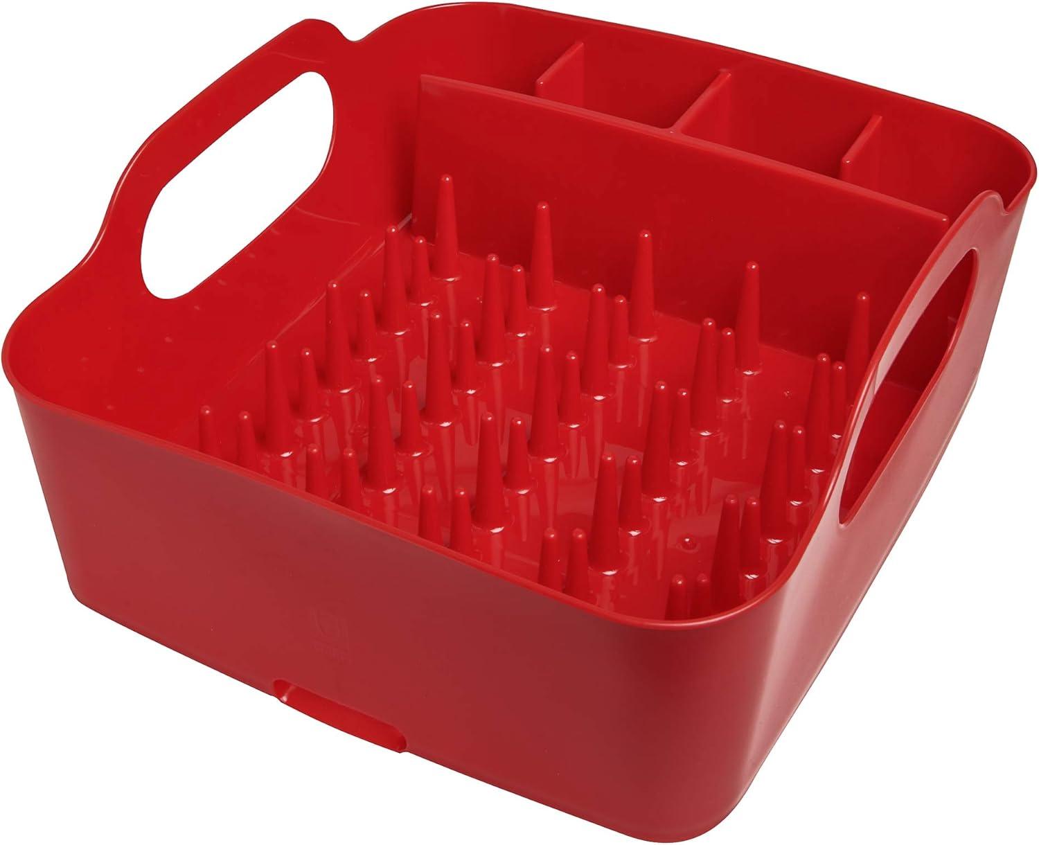 image:imageUmbra Tub Dish Rack Charcoal 330590149Red