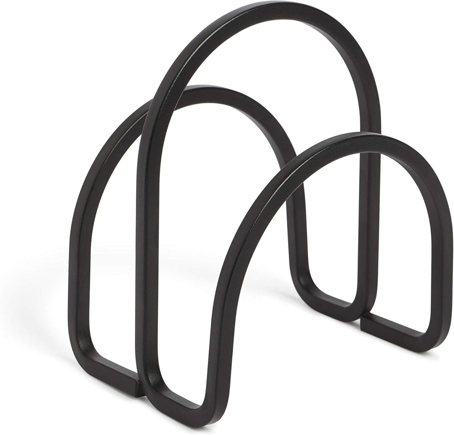 image:imageUmbra Tug Modern Stand Up Paper Towel Holder Metallic Black amp Squire Holder for Kitchen Works with Square and Rectangular Napkins for Dinner Luncheon or Cocktail Black