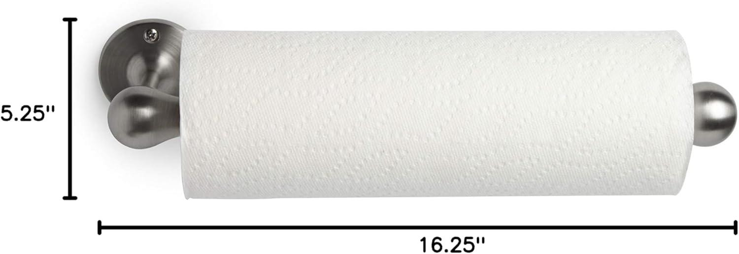 image:imageUmbra Tug OneHandedTear Modern Paper Towel Holder BlackNickel
