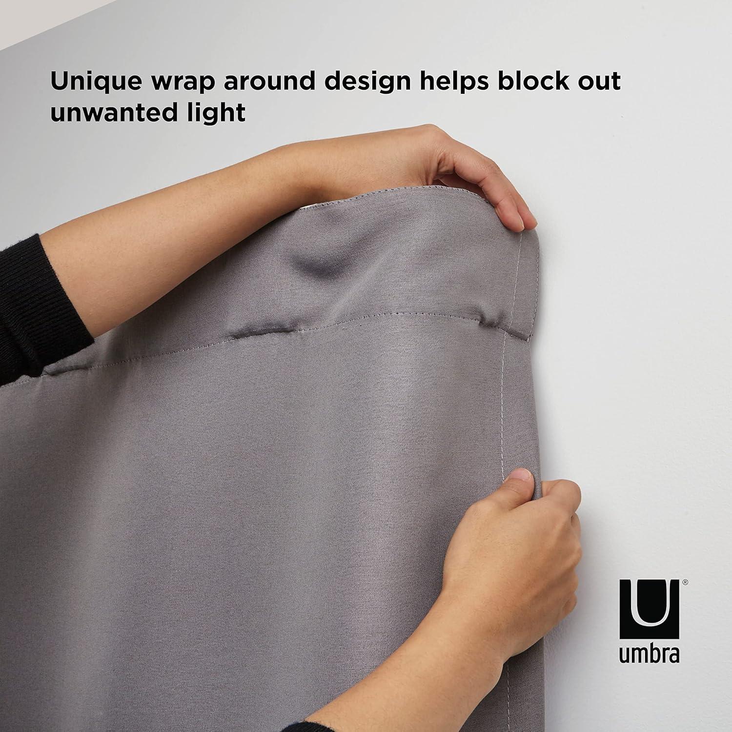 image:imageUmbra Twilight Double Black Out Window Curtain Rod Wrap Around Adjustable Double Curtain Rod 28 to 48 Curtain Rod Auburn bronze amp 242732797REM Twilight Single Curtain Rod Set 2848 BronzeAuburn Bronze