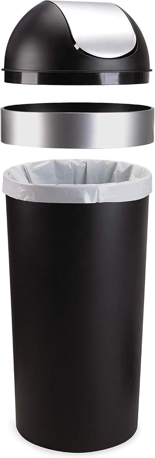 image:imageUmbra Venti SwingTop 165Gallon Kitchen Trash Can 35Inch Tall PewterPewter