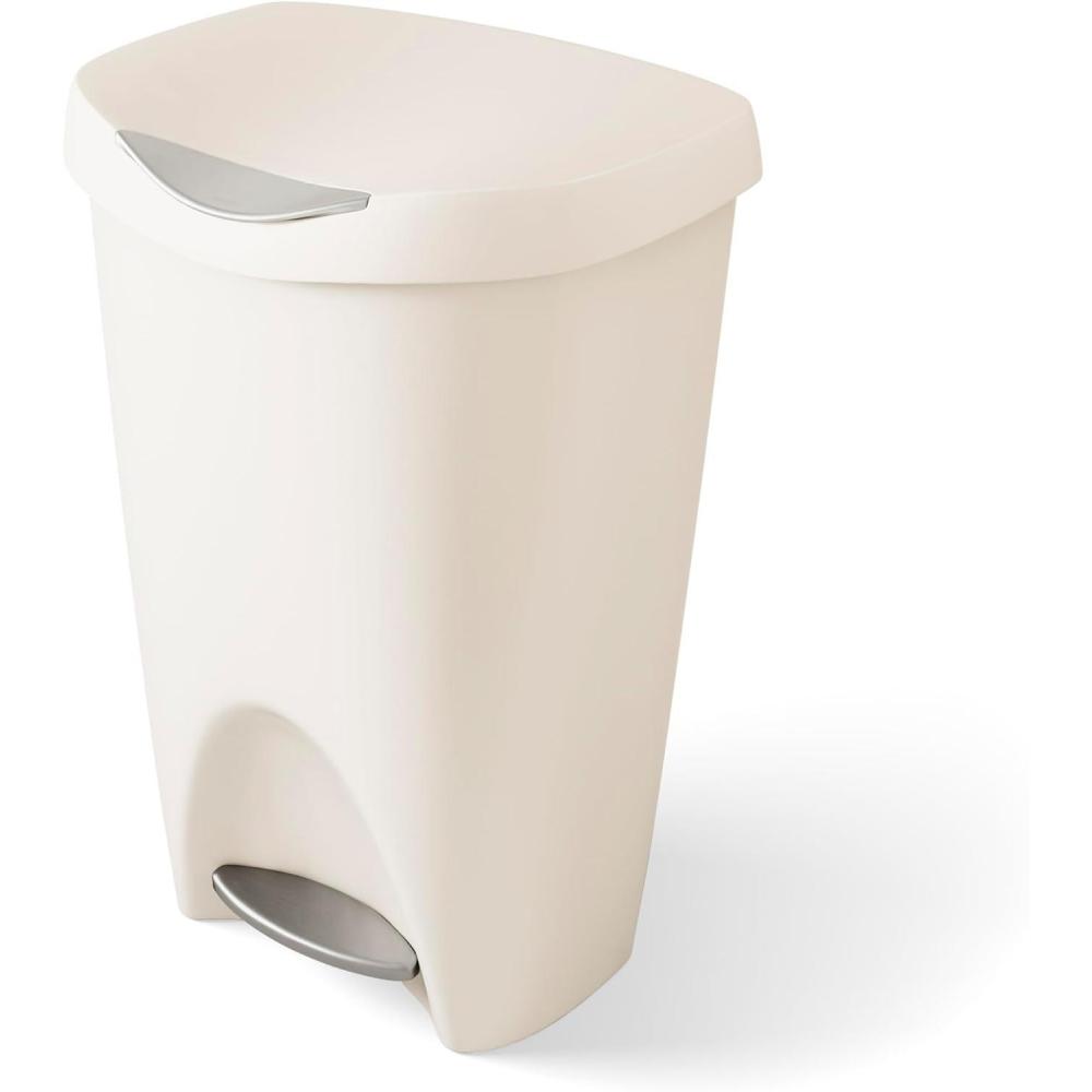 image:imageUmbra Brim Kitchen Trash Can 13 Gallon 50L Waste Bin with Lid Sand