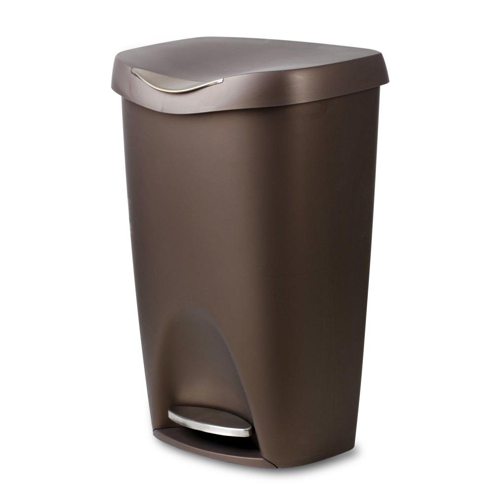 image:imageUmbra Brim Step On Trash CanBronze
