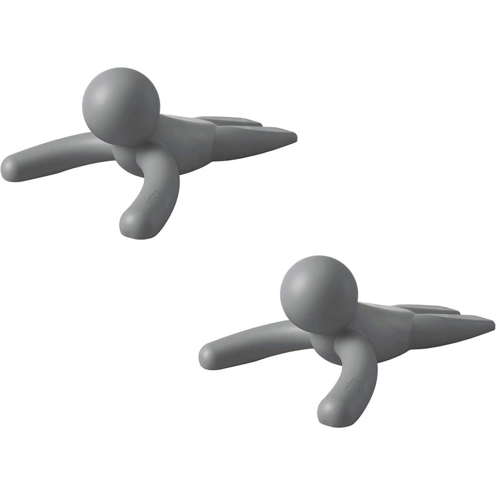 image:imageUmbra Buddy Door Stop HeavyDuty and Flexible SoftTouch Finish Protects Your Floors Grey2Pack