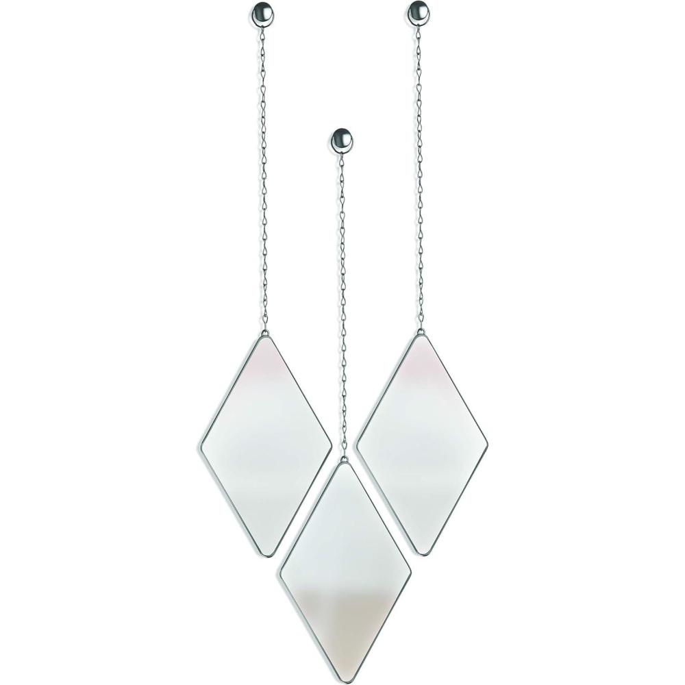 image:imageUmbra Dima Mirrors Set of 3 Trio of Decorative MirrorsTitanium