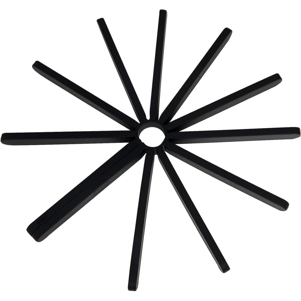 image:imageUmbra Fanfare Silicone Trivet Set of 2 Black