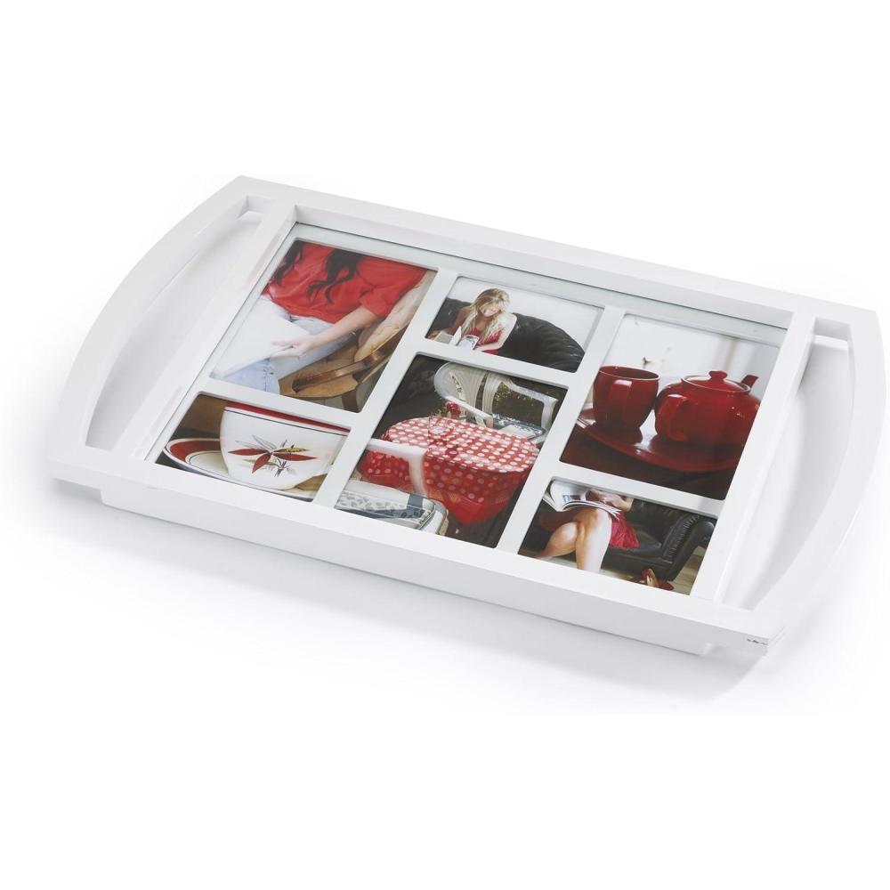 image:imageUmbra Pictotray Wood Serving Tray Frame WhiteWhite