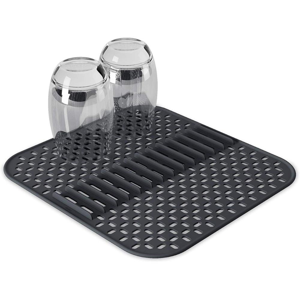 image:imageUmbra Sling Flexible Sponge Holder for Kitchen Sink Large Mat CharcoalCharcoal