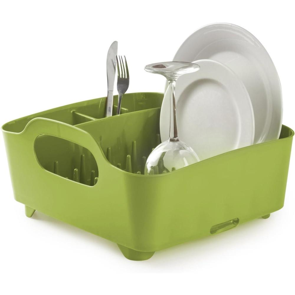 image:imageUmbra Tub Dish Rack Charcoal 330590149Avocado