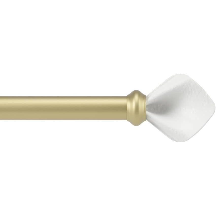 image:imageUmbra Tula Modern 1Inch Curtain Rod Includes 2 Matching Finials Brackets amp Hardware 42 to 120Inch 120 Gold