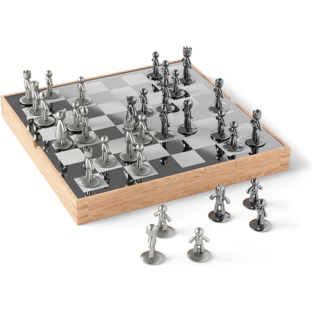 image:imageUmbra Wobble Chess Set WalnutBuddy