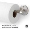 Umbra – 1009237-410 Cappa Paper Towel Holder – Modern Under Cabinet or Wall Mount Dispenser (Horizontal or Vertical), 14″ L x 4″ W x 2.6″ H, Nickel (Pack of 2)(Nickel)