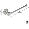 Umbra – 1009237-410 Cappa Paper Towel Holder – Modern Under Cabinet or Wall Mount Dispenser (Horizontal or Vertical), 14″ L x 4″ W x 2.6″ H, Nickel (Pack of 2)(Nickel)