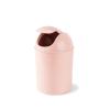Umbra 1.25 Gallon Mini Waste Can with Removable Swing-Top Lid – Small Garbage Bin for Kitchen, Bathroom, Bedroom, Office – Compact Trash Can Fit Under Tables & Counters – Linen(Pink)