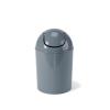 Umbra 1.25 Gallon Mini Waste Can with Removable Swing-Top Lid – Small Garbage Bin for Kitchen, Bathroom, Bedroom, Office – Compact Trash Can Fit Under Tables & Counters – Linen(Slate Blue)