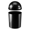 Umbra 1.25 Gallon Mini Waste Can with Removable Swing-Top Lid – Small Garbage Bin for Kitchen, Bathroom, Bedroom, Office – Compact Trash Can Fit Under Tables & Counters – Linen(Galaxy)
