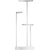 Umbra 299471-491 Tesora 3-Tier Jewelry Stand, Earring Holder, Accessory Organizer and Display, White/Nickel(White/Nickel)