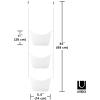 Umbra Bask Hanging Shower Caddy, Bathroom Storage and Organizer for Shampoo, Conditioner, Bath Supplies and Accessories, White
