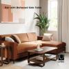 Umbra Bellwood Coffee Table with Storage, Natural(Aged Walnut)