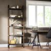Umbra Bellwood Over-The-Toilet Shelf for Bathroom or Powder Room, White/Natural(Black/Walnut)