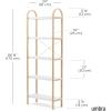 Umbra Bellwood Over-The-Toilet Shelf for Bathroom or Powder Room, White/Natural(White/Natural)
