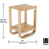 Umbra Bellwood Side Table with Storage, Natural(Modern)