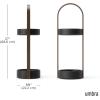 Umbra Bellwood Umbrella Stand, White/Natural(Black/Walnut)