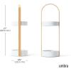 Umbra Bellwood Umbrella Stand, White/Natural(White/Natural)