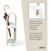 Umbra Bellwood Umbrella Stand, White/Natural(White/Natural)