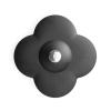 Umbra Bloom Drain Stop and Hair Catcher – Dual Purpose Bathtub Drain Strainer and Stopper with Decorative Floral Design, Anti-Clog Bathroom Accessory for Tubs and Showers – Surf(Black)