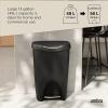 Umbra Brim Step On Trash Can(Black)