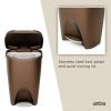 Umbra Brim Step On Trash Can(Bronze)