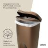 Umbra Brim Step On Trash Can(Bronze)