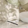 Umbra Buddy Bathroom Squeegee for Shower, Mirror, Window – Adhesive Storage Hook Included
