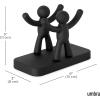 Umbra Buddy Countertop Paper Napkin Holder, Black