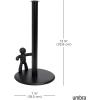 Umbra Buddy Countertop Paper Towel Holder, White(Black)