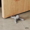 Umbra Buddy Door Stop, Heavy-Duty and Flexible, Soft-Touch Finish, Protects Your Floors, Grey(2-Pack)