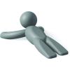 Umbra Buddy Door Stop, Heavy-Duty and Flexible, Soft-Touch Finish, Protects Your Floors, Grey(Single-Pack)